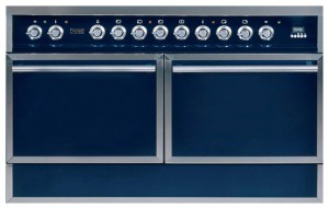 Characteristics Kitchen Stove ILVE QDC-120B-MP Blue Photo
