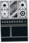 ILVE QDC-90V-MP Matt Fornuis, type oven: elektrisch, type kookplaat: gecombineerde