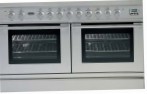 ILVE PDL-120V-MP Stainless-Steel štedilnik, Vrsta pečice: električni, Vrsta kuhališča: kombinirani