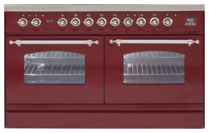 Характеристики Кухонна плита ILVE PDN-120B-MP Red фото