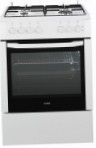 BEKO CSM 62120 DW štedilnik, Vrsta pečice: električni, Vrsta kuhališča: plin