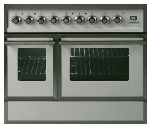 características Estufa de la cocina ILVE QDC-90VW-MP Antique white Foto