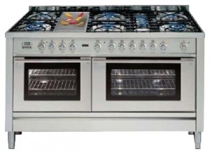 características Estufa de la cocina ILVE PL-150F-VG Stainless-Steel Foto