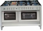 ILVE PL-150F-VG Stainless-Steel Кухонная плита, тип духового шкафа: газовая, тип варочной панели: газовая