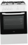 BEKO CSG 63010 DW Kitchen Stove, type of oven: gas, type of hob: combined