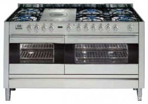 características Estufa de la cocina ILVE PF-150S-VG Stainless-Steel Foto