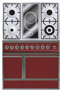 مميزات موقد المطبخ ILVE QDC-90V-MP Red صورة فوتوغرافية