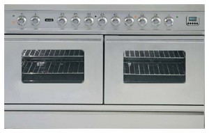 características Fogão de Cozinha ILVE PDW-120S-MP Stainless-Steel Foto