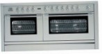 ILVE PL-150FR-MP Stainless-Steel štedilnik, Vrsta pečice: električni, Vrsta kuhališča: kombinirani
