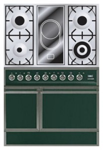 Характеристики Кухонна плита ILVE QDC-90V-MP Green фото
