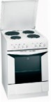 Indesit K 6E11 (W) Estufa de la cocina, tipo de horno: eléctrico, tipo de encimera: eléctrico