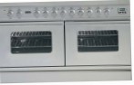 ILVE PDW-1207-MP Stainless-Steel Fornuis, type oven: elektrisch, type kookplaat: gas