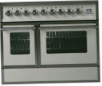ILVE QDC-90W-MP Antique white Kitchen Stove, type of oven: electric, type of hob: gas