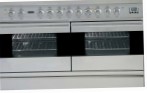 ILVE PDF-120B-MP Stainless-Steel Fornuis, type oven: elektrisch, type kookplaat: gas