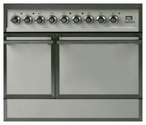 特点 厨房炉灶 ILVE QDC-90B-MP Antique white 照片