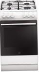 Amica 57GE2.33ZpPF(W) Кухонная плита, тип духового шкафа: электрическая, тип варочной панели: газовая