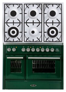 características Estufa de la cocina ILVE MTD-1006D-MP Green Foto