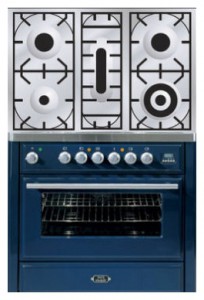 características Fogão de Cozinha ILVE MT-90PD-MP Blue Foto