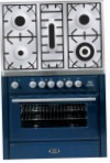ILVE MT-90PD-MP Blue Fogão de Cozinha, tipo de forno: elétrico, tipo de fogão: gás