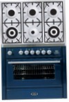 ILVE MT-906D-MP Blue Kitchen Stove, type of oven: electric, type of hob: gas