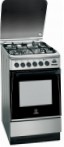 Indesit KN3T76SA (X) Fornuis, type oven: elektrisch, type kookplaat: gas