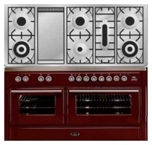 Характеристики Кухонна плита ILVE MT-150FD-MP Red фото