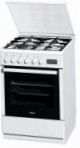 Gorenje K 65303 AW Кухненската Печка, тип на фурна: електрически, вид котлони: газ