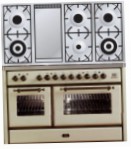 ILVE MS-120FD-MP Antique white Virtuves Plīts, Cepeškrāsns tips: elektrības, no plīts tips: gāze