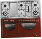 ILVE MCA-150FD-MP Red Sporák, typ trouby: elektrický, Typ varné desky: plyn