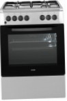 BEKO CSE 62110 DX Кухонна плита, тип духової шафи: електрична, тип вручений панелі: газова