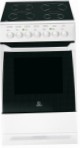 Indesit KN 3C11 (W) Кухонна плита, тип духової шафи: електрична, тип вручений панелі: електрична