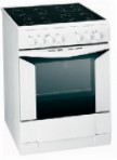 Indesit K 6C51 (W) Estufa de la cocina, tipo de horno: eléctrico, tipo de encimera: eléctrico