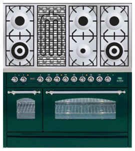 характеристики Кухонная плита ILVE PN-120B-MP Green Фото