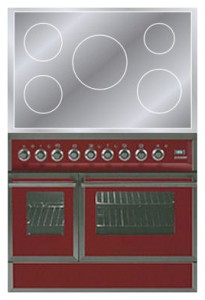 características Estufa de la cocina ILVE QDCI-90W-MP Red Foto