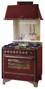 características Estufa de la cocina ILVE M-906-VG Blue Foto
