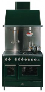 caratteristiche Stufa di Cucina ILVE MTD-100B-VG Green Foto