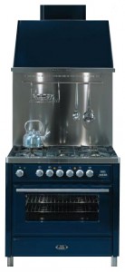 características Fogão de Cozinha ILVE MT-90-VG Blue Foto