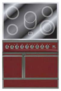 características Fogão de Cozinha ILVE QDCE-90-MP Red Foto