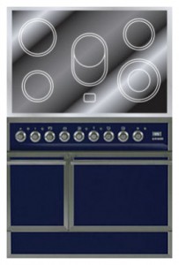 Characteristics Kitchen Stove ILVE QDCE-90-MP Blue Photo