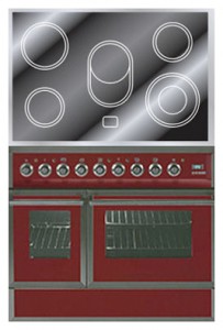 características Estufa de la cocina ILVE QDCE-90W-MP Red Foto