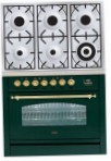 ILVE PN-906-VG Green Kitchen Stove, type of oven: gas, type of hob: gas