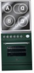 ILVE PE-60N-MP Green Kitchen Stove, type of oven: electric, type of hob: electric