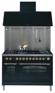 características Estufa de la cocina ILVE PN-120B-VG Stainless-Steel Foto