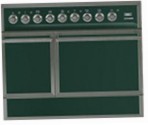 ILVE QDC-90R-MP Green Кухонная плита, тип духового шкафа: электрическая, тип варочной панели: комбинированная