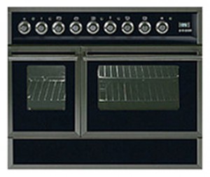 características Estufa de la cocina ILVE QDC-90FW-MP Matt Foto