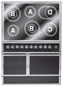 характеристики Кухонная плита ILVE QDCE-100-MW Matt Фото