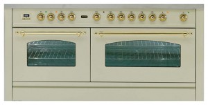 विशेषताएँ रसोई चूल्हा ILVE PN-150F-MP Antique white तस्वीर