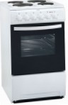 Zanussi ZCE 566 NW1 Fornuis, type oven: elektrisch, type kookplaat: elektrisch