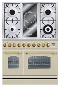 Характеристики Кухонна плита ILVE PDN-90V-MP Antique white фото
