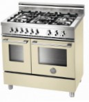 BERTAZZONI W90 5 GEV CR Sporák, typ trouby: plyn, Typ varné desky: plyn